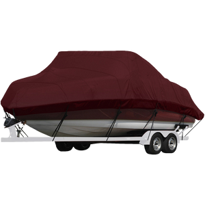 Seamander Elite Boat Cover,Universal Fit For Jon boat,Runabout Boat , V-Hull&Tri-Hull Fishing Ski Pro-Style Bass Boats,etc