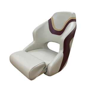 Seamander Captain Bucket Seat,Sport Flip Up Seats,Ivory,Gray 4 Colors Available