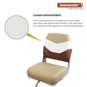 Seamander A Pair of New Low Back Folding Boat Seats (2 seats)