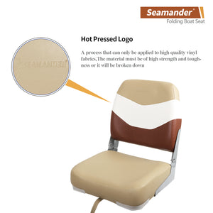 Seamander A Pair of New Low Back Folding Boat Seats (2 seats)