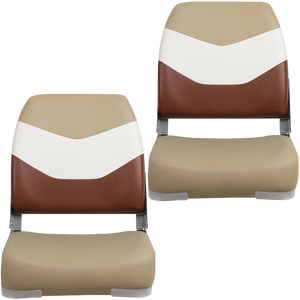 Seamander A Pair of New Low Back Folding Boat Seats (2 seats)