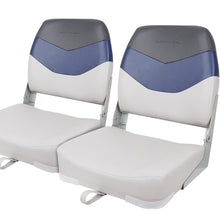 Load image into Gallery viewer, Seamander A Pair of New Low Back Folding Boat Seats (2 seats)
