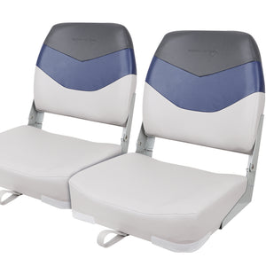 Seamander A Pair of New Low Back Folding Boat Seats (2 seats)