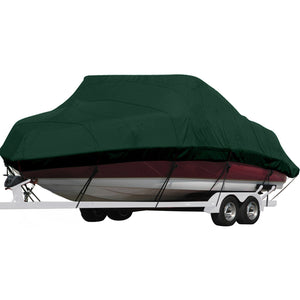 Seamander Elite Boat Cover,Universal Fit For Jon boat,Runabout Boat , V-Hull&Tri-Hull Fishing Ski Pro-Style Bass Boats,etc