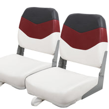 Load image into Gallery viewer, Seamander A Pair of New Low Back Folding Boat Seats (2 seats)
