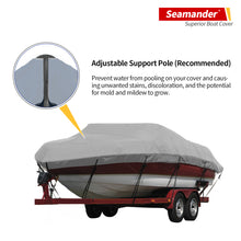 Load image into Gallery viewer, Seamander Elite Boat Cover,Universal Fit For Jon boat,Runabout Boat , V-Hull&amp;Tri-Hull Fishing Ski Pro-Style Bass Boats,etc
